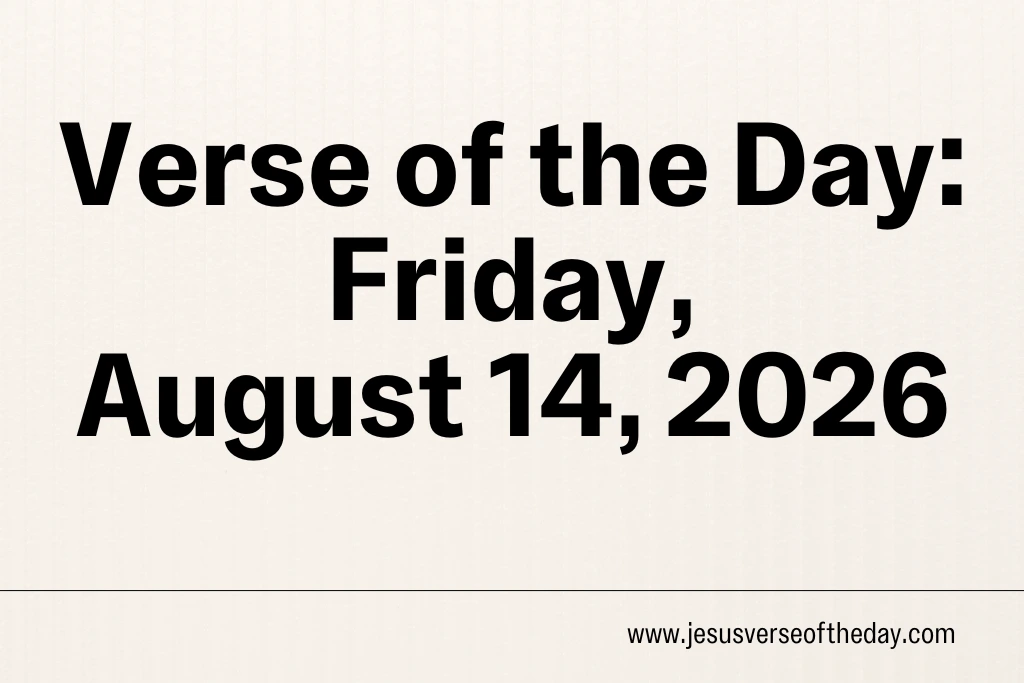 Jesus Calling August 14 2026