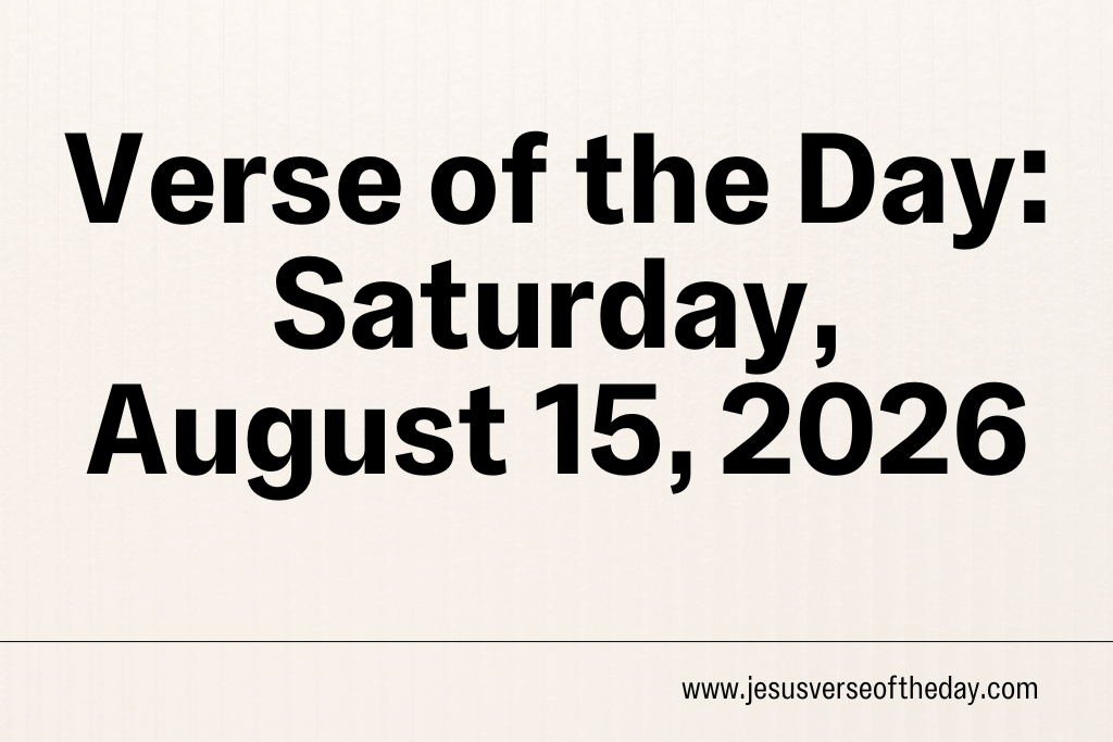 Jesus Calling August 15 2026