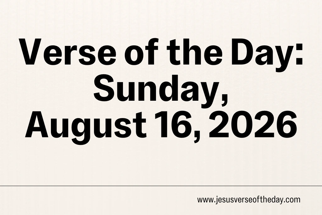 Jesus Calling August 16 2026