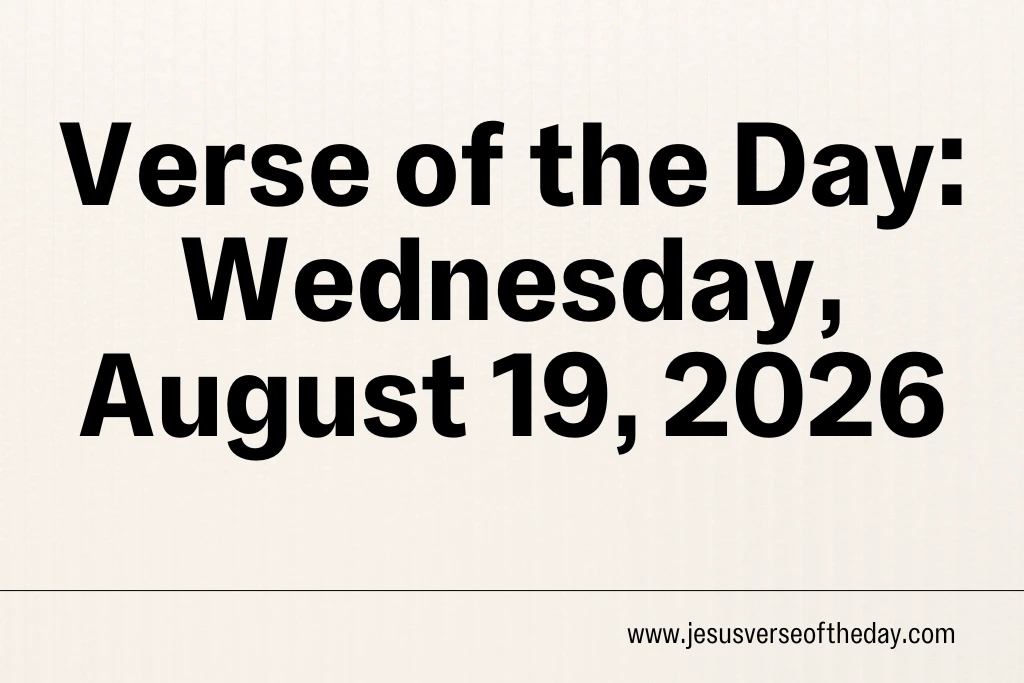 Jesus Calling August 19 2026