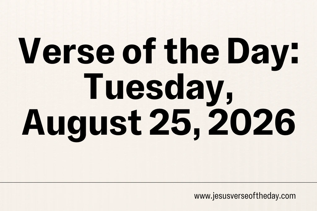 Jesus Calling August 25 2026