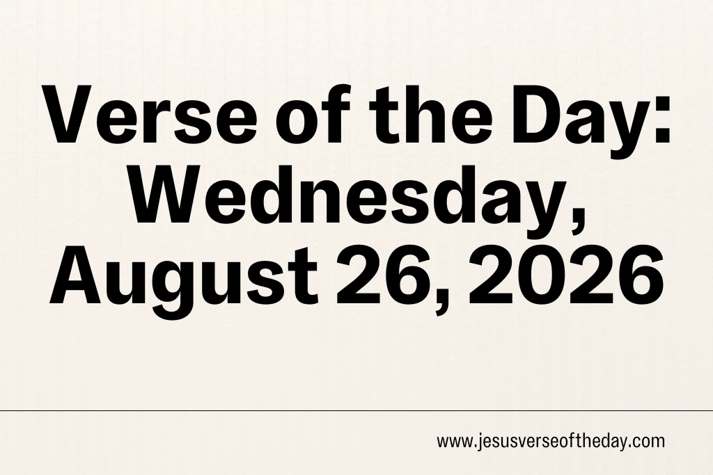 Jesus Calling August 26 2026