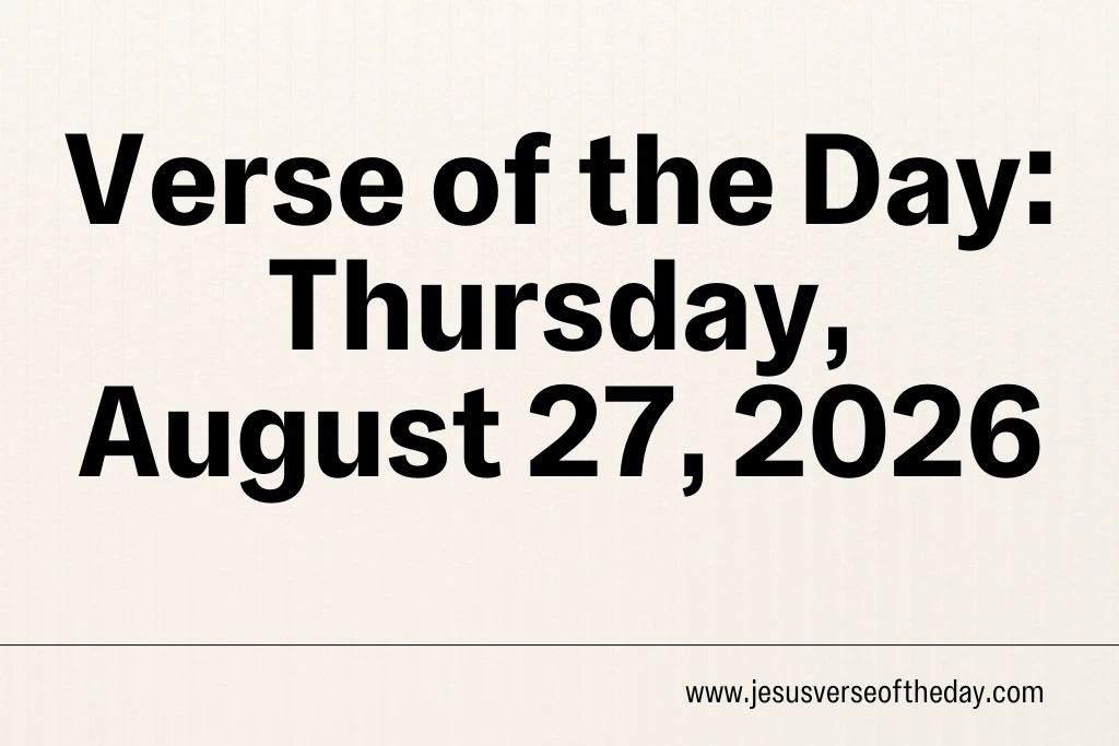 Jesus Calling August 27 2026
